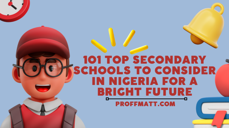 101 Top Secondary Schools to Consider in Nigeria for a Bright Future