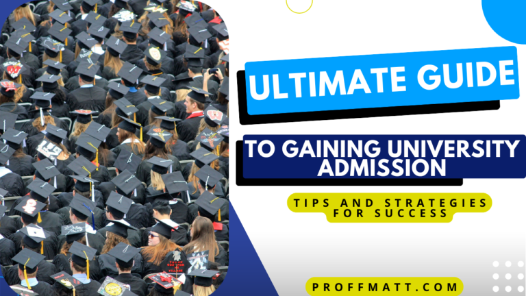 Ultimate Guide to Gaining University Admission: Tips and Strategies for Success