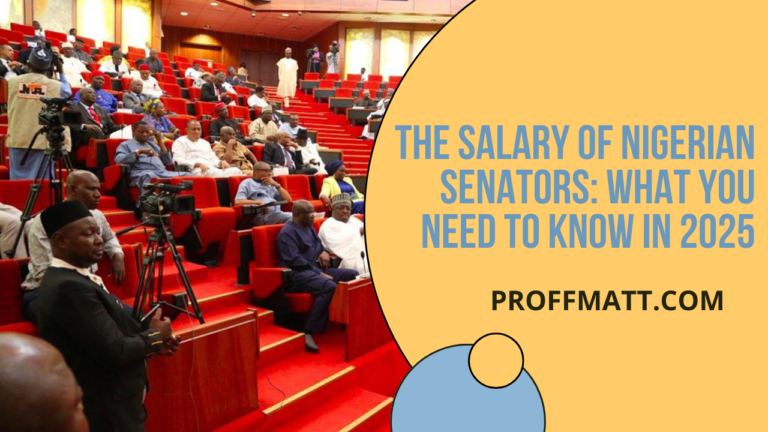 The Salary of Nigerian Senators: What You Need to Know in 2025