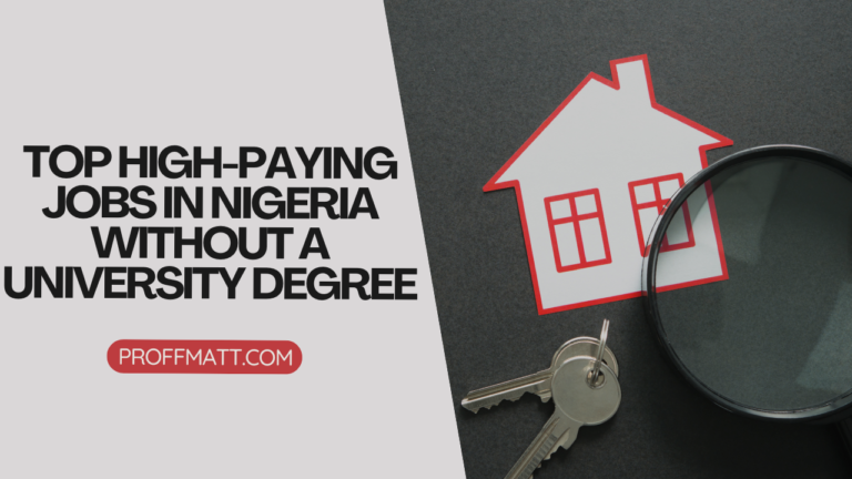 Top High-Paying Jobs in Nigeria Without a University Degree [2025 Guide]