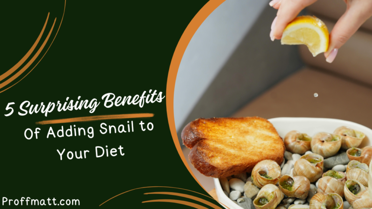 5 Surprising Benefits of Adding Snail to Your Diet