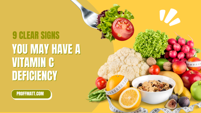 9 Clear Signs You May Have a Vitamin C Deficiency