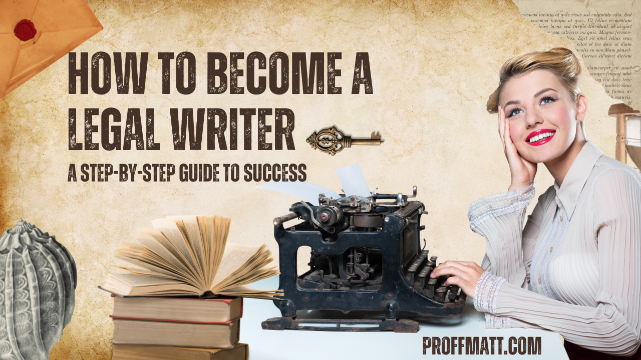 How to Become a Legal Writer: A Step-by-Step Guide to Success
