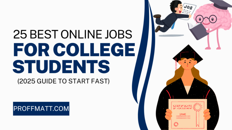 25 Best Online Jobs for College Students (2025 Guide to Start Fast)